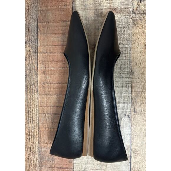 Classic Black Leather Flats - Picture 10 of 10